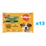 PEDIGREE Mix mit Gemüse 52x100g: Nassfutter für Hunde mit Huhn und einer Mischung aus Rind und Leber in Sauce
