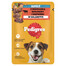 PEDIGREE Adult Beutel 100g: Nassfutter für adulte Hunde, mit einer Mischung aus Rindfleisch und Leber, in Gelee