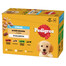 PEDIGREE Junior Mix Beutel mit Reis 12x100g: Nassfutter für Welpen mit einer Mischung aus Rindfleisch, Leber und Reis, mit Huhn und Reis, mit Lammfleisch, Leber und Reis, mit Geflügel und Reis, in Gelee
