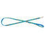 BARRY KING Hundeleine mit ethnischem Muster 10mm/120cm himmelblau