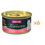 ANIMONDA Vom Feinsten Nassfutter mit Lachs und Geflügel Mousse für adulte Katzen getreidefrei 6x85 g