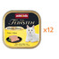 ANIMONDA Vom Feinsten Mildes Menü Nassfutter Truthahn und Käse für adulte Katzen 12x100g