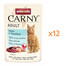 ANIMONDA Carny Nassfutter mit Huhn und Thunfisch für adulte Katzen getreidefrei 12x85g