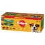 PEDIGREE Adult Mix Beutel mit Gemüse Nassfutter für adulte Hunde mit Rind und Lamm, Rind und Leber, Huhn, Truthahn in Soße 120x100 g