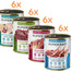 RAFI Super Nassfutter Mix 4 Geschmacks für adulte Hunde aller Rassen getreidefrei 24x800g