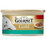 GOURMET Gold Nassfutter mit Lachs und Huhn in Soße für adulte Katzen 24x85 g