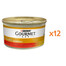 GOURMET Gold Casserole Nassfutter mit Rind und Huhn in Soße für adulte Katzen 12x85 g