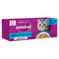 WHISKAS Adult Fischaromen in Gelee Lachs, Thunfisch, Kabeljau, Weißfisch 4x40x85 g