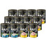 RAFI Cat Nassfutter Mix Geschmacks mit Dorsch und Huhn für adulte Katzen getreidefrei 12x400 g