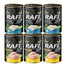RAFI Cat Nassfutter Mix Geschmacks mit Dorsch und Huhn für adulte Katzen getreidefrei 6x400 g