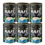 RAFI Cat Nassfutter mit Dorsch für adulte Katzen getreidefrei 6x400 g
