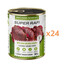 RAFI Super z jeleniem i sercami z kaczki 24x800g pasztet dla psów