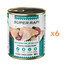 RAFI Super z perliczką i wątróbką wołową 6x800g pasztet dla psów 