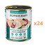 RAFI Super z perliczką i wątróbką wołową 24x800g pasztet dla psów 