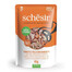 SCHESIR Nassfutter Thunfisch und Hähnchen mit Garnele in Gelee für Katzen 12x85 g