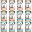 SCHESIR Kitten care 3-12 Set Thunfisch und Huhn mit Aloe in Gelee für Kätzchen 12x140g