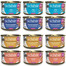 SCHESIR Nassfutter Set Mix Geschmacks in Brühe für Katzen 12x85g (4 Geschmacks)