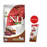 FARMINA N&D Quinoa Dog Skin&Coat Adult Mini venison, coconut 2.5 kg + Snack Dental Treat Skin Coat Venison Mini 60 g GRATIS!