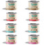KATIDO Nassfutter Mix Geschmacks mit Pute, Ente, Rind, Kalb, Huhn für adulte Katzen 8x200g