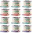 KATIDO Adult Mix Geschmacks Nassfutter mit Lamm, Rind, Kalb, Kaninchen für adulte Katzen 12 x 200g