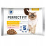 PERFECT FIT Sensitive 1+ Nassfutter mit Huhn und Lachs in Soße für adulte empfindliche Katzen 4x85 g