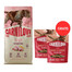 CARNILOVE True Fresh Trockenfutter mit Pute für adulte Hunde getreidefrei 12 kg + Jerky Turkey and Rabbit 2x100g