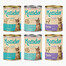 KATIDO Adult Mix Geschmacks Nassfutter mit Kalb, Lamm, Kaninchen für adulte Katzen 6 x 400g