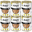 RAFI Classic Nassfutter mit Geflügel in Soße für adulte Hunde aller Rassen 6x1240 g