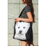 FERA Klassische Einkaufstasche mit dem West Highland White Terrier