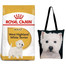 ROYAL CANIN West Highland White Terrier Adult 3 kg + Klassische Einkaufstasche
