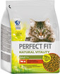PERFECT FIT Natural Vitality 2,4kg: Trockenfutter mit Rind und Huhn für adulte Katzen