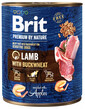 BRIT Premium by Nature 800 g Lamm und Buchweizen natürliches Hundefutter