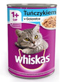 WHISKAS Adult 400 g - Nassfutter mit Thunfisch in Gelee für adulte Katzen