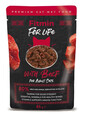 FITMIN For Life For Adult Cats Beef Nassfutter mit Rindfleisch in Soße für Katzen 85g