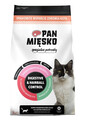 PAN MIĘSKO Digestive & Hairball Control Trockenfutter Truthahn mit Lachs für adulte Katzen 3 kg