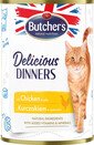 BUTCHER'S Delicious Dinners Katzenfutter, Hühnerstücke in Gelee 400g