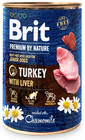BRIT Premium by Nature Junior Turkey and liver 400 g Truthahn und Leber natürliches Welpenfutter