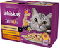 WHISKAS Tasty Mix Cremige Variationen mit Huhn, Lamm und Pute in Sauce 12x85g