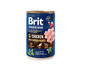 BRIT Premium by Nature Chicken&Hearts 6 x 400 g Huhn mit Hühnerherzen