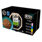 SHEBA Sauce Collection Mix 8x85 g: Nassvollnahrung für adulte Katzen mit Lachs, Thunfisch, Huhn und Ente in Sauce