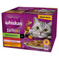WHISKAS Adult Tasty Mix in Soße 24x85 g mit Rind, Lachs, Huhn, Pute, Kabeljau für Katzen