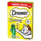 DREAMIES Creamy MEGA PACK: Zusatzfutter mit Käse und Katzenminze 12x10 g