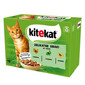 KITEKAT 12x85g Katzennassfutter mit Truthahn, Kaninchen, Geflügel in Soße