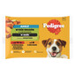 PEDIGREE Mix in Sauce 4x100g: Nassfutter für adulte Hunde mit Rind- und Lammfleisch, Truthahn und Karotten