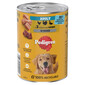 PEDIGREE Adult Nassfutter mit Geflügel in Mousse für adulte Hunde 400 g