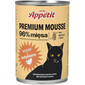 COMFY APPETIT PREMIUM Mousse Nassfutter mit Truthahn für Katzen 400 g