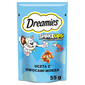 DREAMIES ShakeUps Multivitamins Snacks mit Meeresfrüchten knusprig für Katzen 55 g