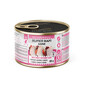 SUPER RAFI Mini Nassfutter mit Pute und Kaninchenleber für adulte kleine Hunderassen 185g