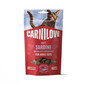 CARNILOVE Soft weiche Snacks mit Sardinen und Erdbeeren für Katzen getreidefrei 50g