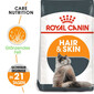 ROYAL CANIN Hair & Skin Care Katzenfutter trocken für gesundes Fell 2 kg